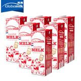 【天猫超市】荷兰原装进口 荷高脱脂牛奶1L*6盒 高蛋白 0添加