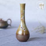 大千器 创意摆件陶瓷手绘小花器茶道 家居装饰品 水培花插花瓶