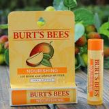 品 burt's bees小蜜蜂芒果天然保湿润唇膏 4.25g 婴儿孕妇可用