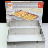 烘焙工具 家用不锈钢可调节伸缩长方形 慕斯圈 蛋糕模 比萨隔模具