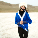 素萝 魅狐 原创设计中国风女装2015新冬装长袖宽松上衣短款外套