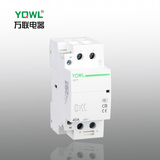 单相小型模数化家用交流接触器WCT-40A 2P 2NO 220V两常开(iCT-40