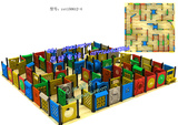 大型迷宫娱乐设施户外游乐设备儿童广场室外游戏迷宫钻洞组合玩具