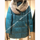 JZ 玖姿专柜正品代购2015冬季新款羽绒皮衣JWVD01106/024原价8580