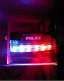 充电式红蓝肩灯 LED爆闪肩灯 肩夹式闪光器安全警示 警察执勤闪灯