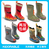 美国 kidorable 雨鞋 外贸出口 卡通可爱 朵拉 男童儿童雨靴防水