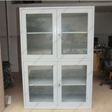 PG106四门玻璃柜|办公柜|资料柜|储物柜|广州铁皮柜|钢制文件柜子