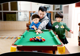 日本购儿童台球桌 家用迷你可折叠台球桌乒乓球桌面二用美式大码