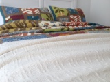 茜茜李 外单出口美式乡村纯棉线毯 沙发毯棉毯毛巾被毯子 维纳斯