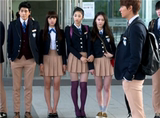 英伦学院风班服学生装韩国毕业校服男女款外套继承者们同款套装
