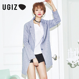 UGIZ【高俊熙同款】韩国女式新品镂空衬衫宽松UBSZ504A专柜正品