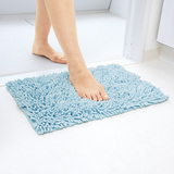 日本LEC正品 厨房卫浴雪尼尔超细纤维瞬间超吸水地垫地巾纯色门垫