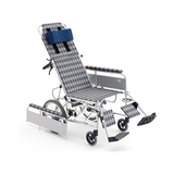 三贵Miki手动轮椅车 MSL-T(16) 铝合金超轻便折叠可全躺