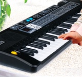 v玩具钢琴儿童电子琴带麦克风可充电可弹奏34岁56岁女孩生日礼物