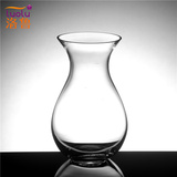 加厚透明大号玻璃花瓶富贵竹欧式简约水培百合花器客厅餐桌装饰