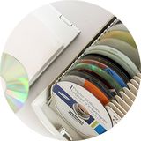 韩国Actto安尚光盘盒CD盒包大容量DVD光碟收纳盒 防盗锁 创意美观