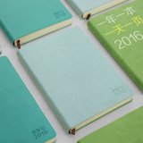 2016效率手册本子 记事本韩国笔记本文具 日程本计划本年历日记本