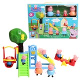 佩佩猪公仔儿童塑料玩具粉红猪小妹 野餐餐具过家家生日礼物