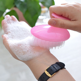 日本进口 硅胶洗头刷子 洗发刷子 洗头梳子 头皮头部按摩刷