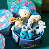 包邮新生儿礼盒婴儿礼盒宝宝玩具服装用品礼品满月送礼百日酒礼包