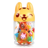 【天猫超市】Auby澳贝婴儿玩具 10只装罐装摇铃 磨牙牙胶套装