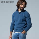 Springfield 欧洲西班牙大牌冬季新款休闲保暖羊毛针织衫男装