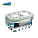 韩国glasslock钢化玻璃保鲜盒可爱小饭盒 婴儿辅食密封盒MCRB015