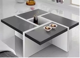 正品新款茶桌简约现代人气正方形小桌小户型创意茶几客厅黑白几