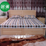 上海特价纯实木家具松木双人床1.5米1.8米高箱储物箱体床简约定做