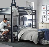 简约现代铁艺上下床 双层床  公寓床 儿童床 子母床 经济型铁床