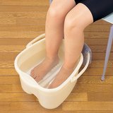 日本进口塑料泡脚桶泡脚盆足浴桶洗脚盆按摩高深桶洗脚桶足浴盆