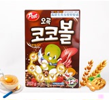 韩国进口东西 可可早餐玉米麦片300g营养代餐饼干牛奶伴侣