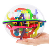 爱可优299关3D魔幻智力球立体迷宫球飞碟球儿童益智玩具轨道走珠