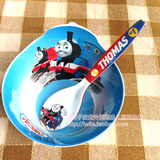 出日本托马斯thomas 火车儿童餐具套装 造型碗 大号勺子 儿童餐具