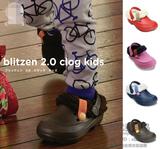 日本正品代购直邮CROCS/卡洛驰 儿童男女 洞洞拖鞋加绒保暖冬季鞋