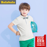 巴拉巴拉男童短袖T恤2016夏装新款中大童童装翻领儿童时尚polo衫