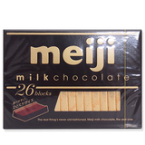 日本进口零食品 明治牛奶钢琴巧克力130g meiji恋人巧克力 26块