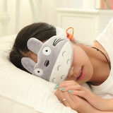 大白美容冰敷睡眠眼罩卡通可爱龙猫冰袋睡觉眼罩含专用冰袋