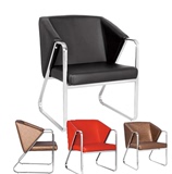 欧式单人沙发椅会客椅电脑椅简约休闲椅现代不锈钢铁艺沙发咖啡椅