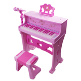艾丽丝电子琴麦克风女孩早教音乐小宝宝玩具儿童节礼物钢琴贝芬乐