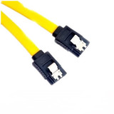 SATA数据线 串口硬盘数据线 串口数据线 带金属自锁扣 红色/黄色