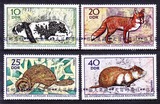[临天集藏]东德邮票 1970年皮货拍卖会.皮毛动物 4全新(纸质点)