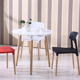 才子椅塑料欧式休闲时尚餐椅简约酒店椅子现代家用办公实木电脑椅