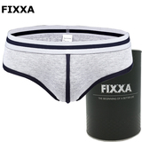 FIXXA男士内裤三角裤舒适透气莫代尔夏季薄款 低腰3条装 内裤男