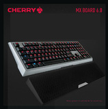 Cherry樱桃 MX-BOARD 6.0 发光键盘 全无冲背光游戏机械键盘 红轴
