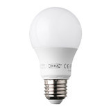 更低价格◆IKEA 里代尔 LED球形灯泡可调光E27(6.3W暖光)宜家代购