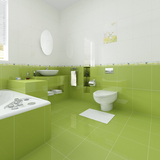 幼儿园绿色家园300 450彩色厨卫瓷砖厨房卫生间浴室墙砖地砖防滑