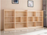 特价实木书柜简易自由组合小书架置物架实木松木儿童书柜储物柜