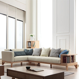 布艺沙发可拆洗 宜家布沙发组合现代简约日式沙发北欧风格家具