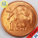 1983年赞比亚1恩韦硬币.17.5mm.原光BU 美金货币外币 钱币收藏品